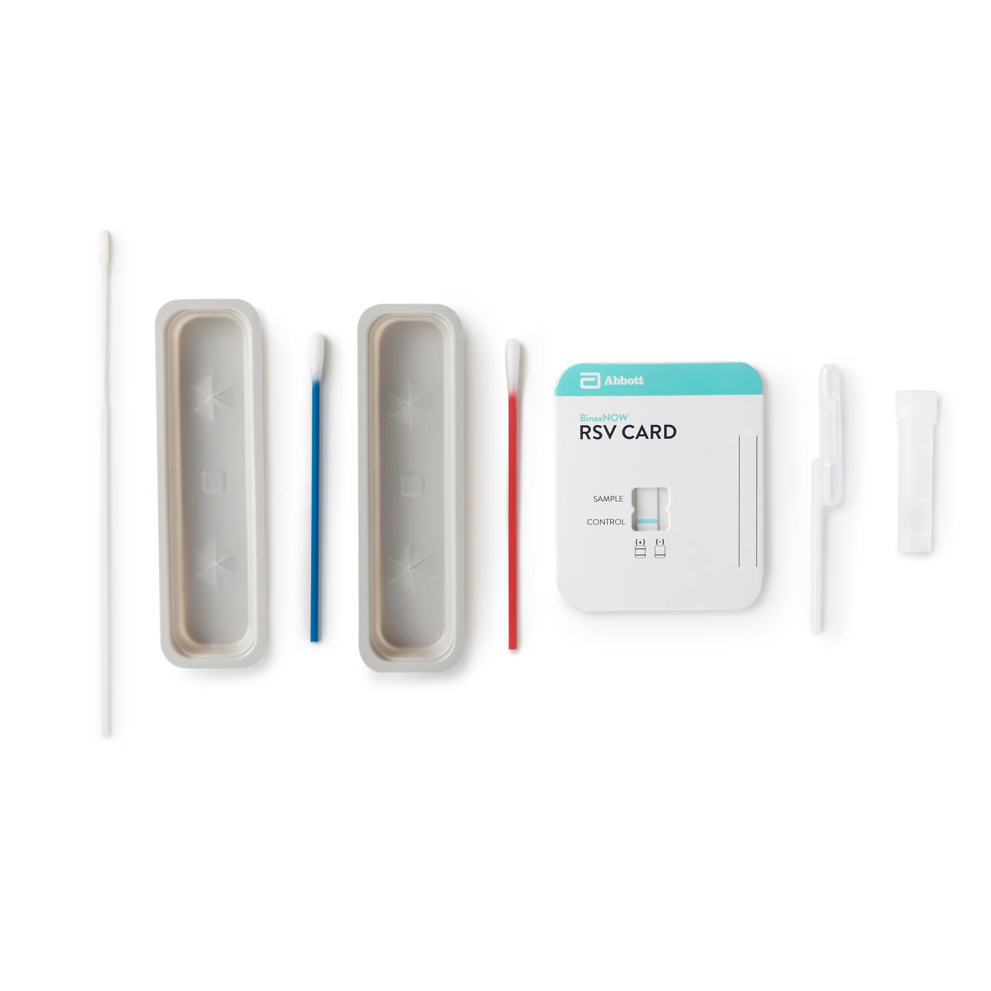 Abbott Rapid Dx North America LLC - 430100 Respiratory Test Kit BinaxNOW® Respiratory Syncytial Virus Test (RSV) 10 Tests CLIA Waived