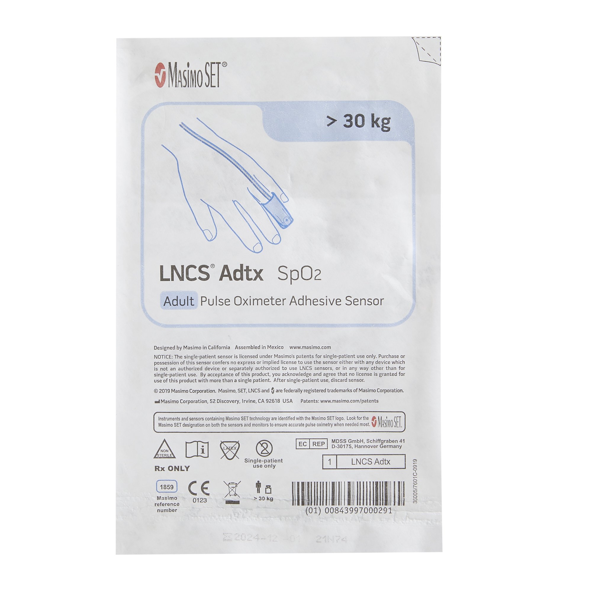 Masimo Corp - 1859 LNCS® Adtx Adhesive Sensor