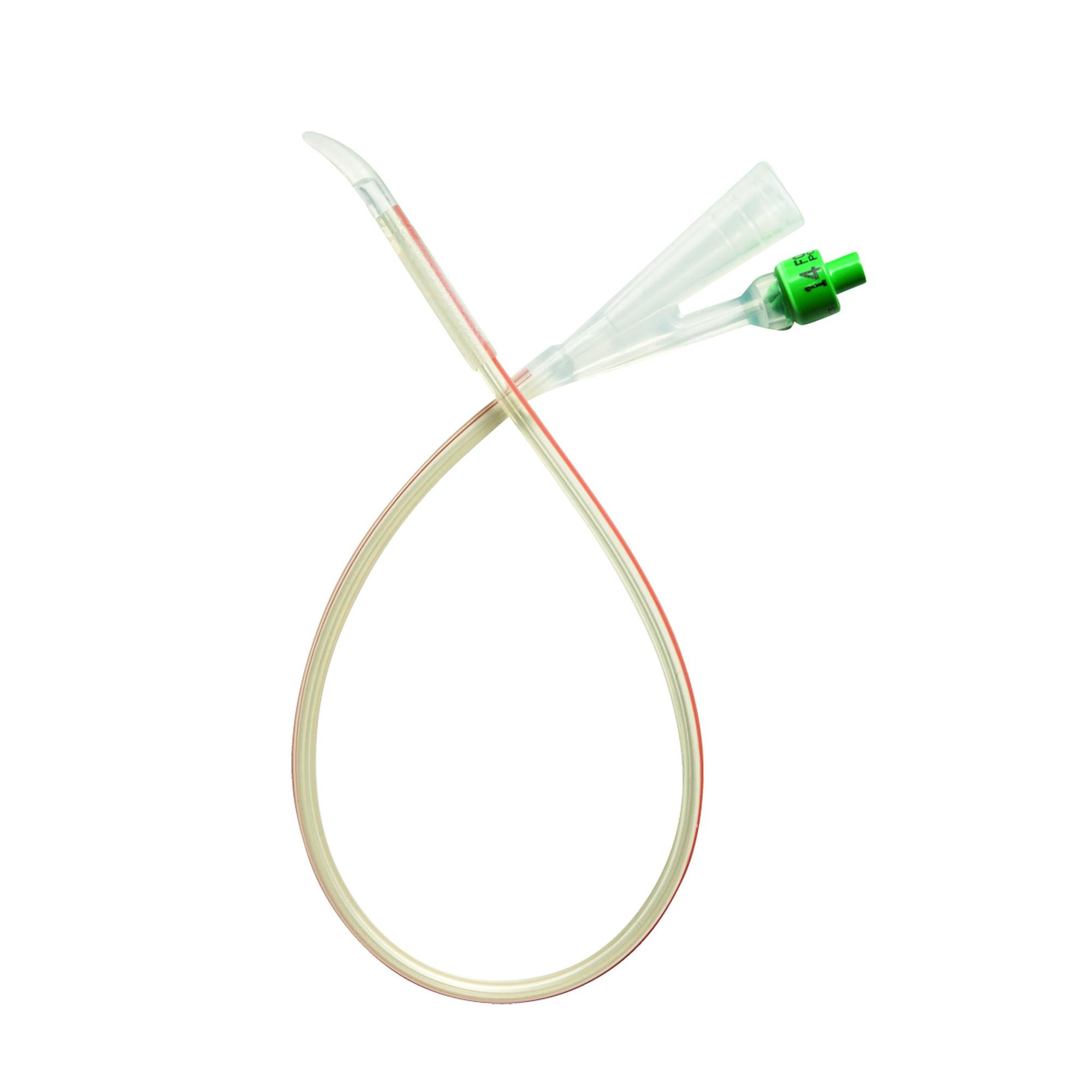 Coloplast - AA6312 Foley Catheter Folysil® 2-Way Coude Tip 5 - 15 cc Balloon 12 Fr. Silicone