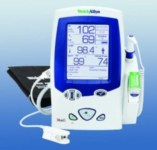 Welch Allyn - 4500-02 Reusable Blood Pressure Cuff WelchAllyn® 25 to 34 cm Arm Nylon Cuff Adult Cuff
