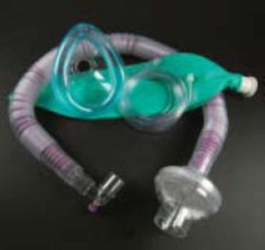 Ambu - DF370-61Z Anesthesia Breathing Circuit Universal Flex2® Coaxial Tube 72 Inch Tube Single Limb Adult 3 Liter Bag Single Patient Use