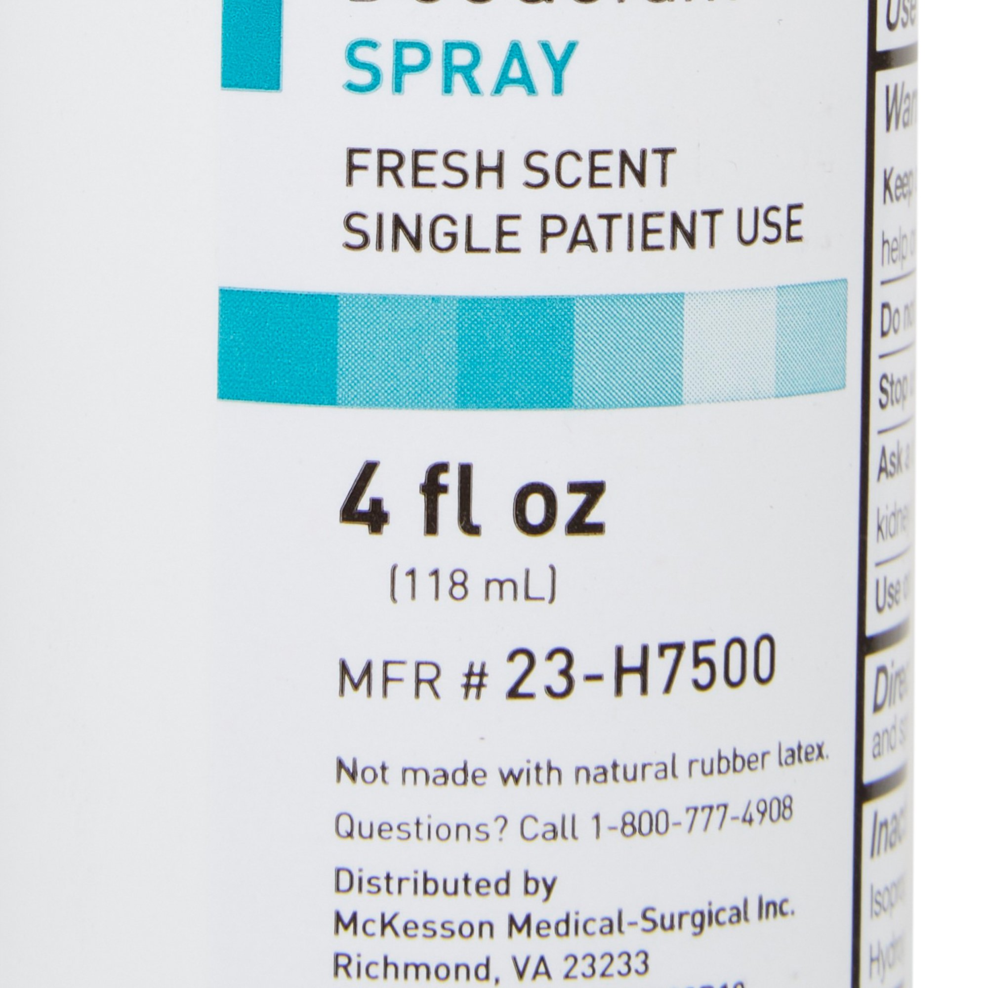 McKesson Brand 23-H7500 - McKesson Antiperspirant / Deodorant, Fresh Scent, 4-ounce Spray Bottle - 1/Each, 48/Case