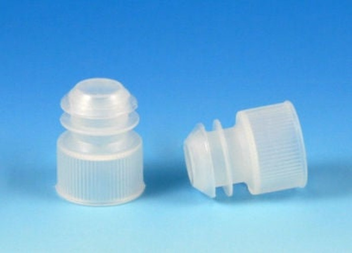 Globe Scientific - 6263C Stopper, Plug Natural, Polyethylene 15 mL Tubes