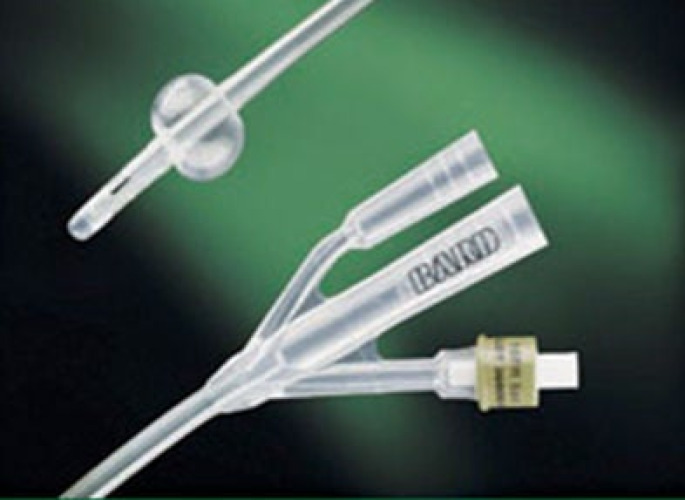 Bard - 73020SI Foley Catheter Lubri-Sil™I.C. 3-Way Standard Tip 30 cc Balloon 20 Fr. Antimicrobial Hydrogel Coated Silicone