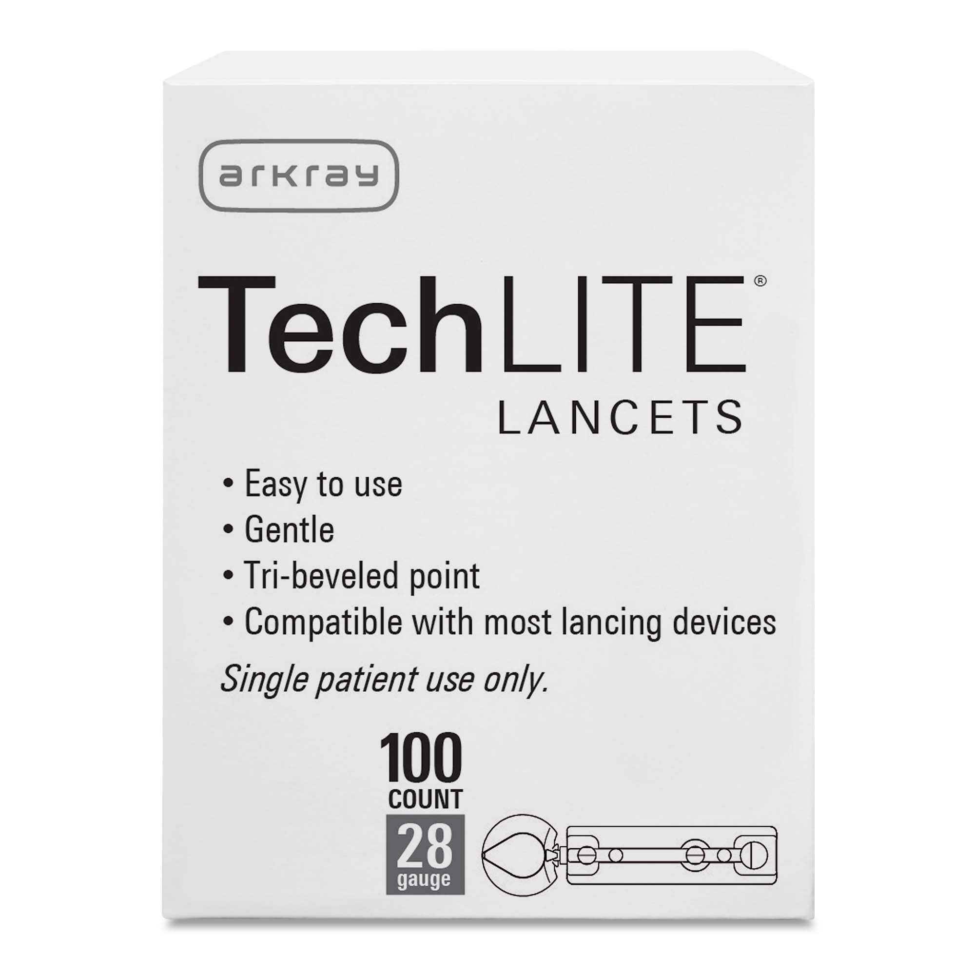 TechLite Lancet for Lancing Device 880128 by Arkray USA
