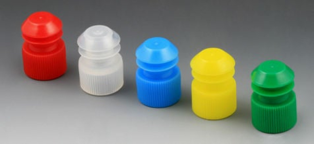 Globe Scientific - 116152Y Flange Cap 16 mm, Yellow
