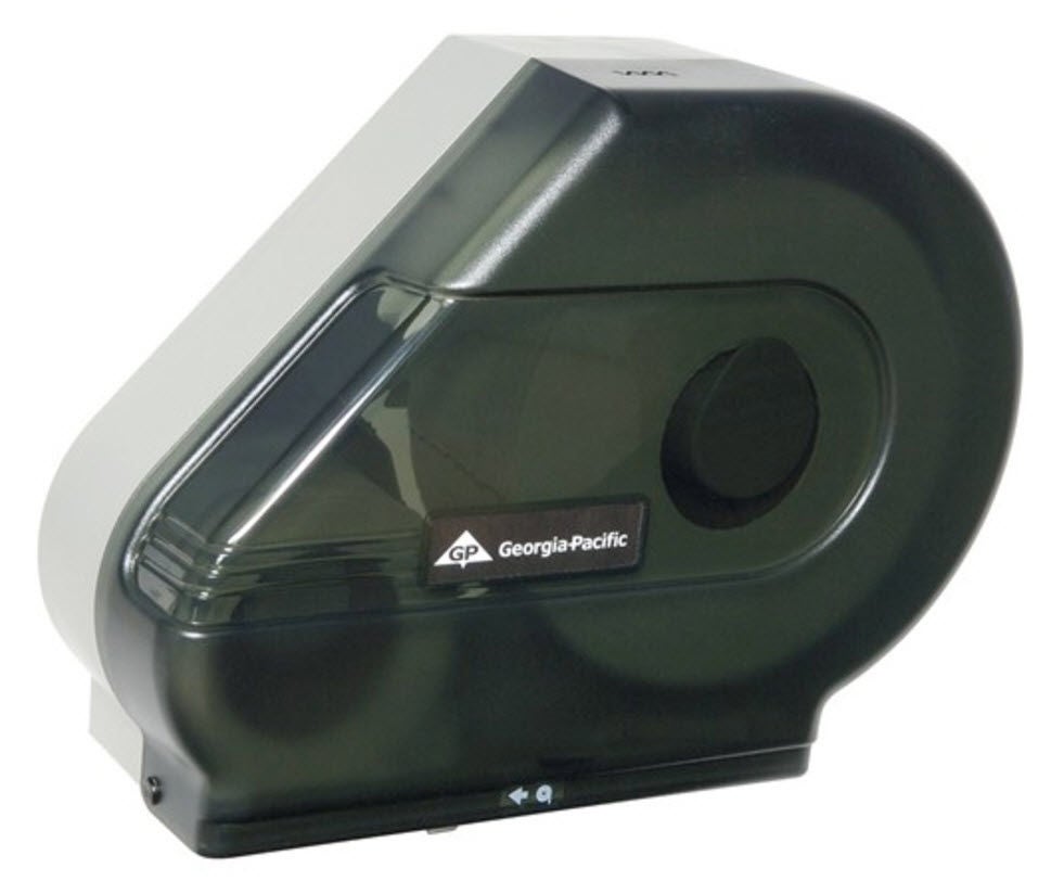 Georgia-Pacific Consumer Products LP - 58150 Toilet Tissue Dispenser Georgia-Pacific® Translucent Smoke Plastic Manual Wall Mount