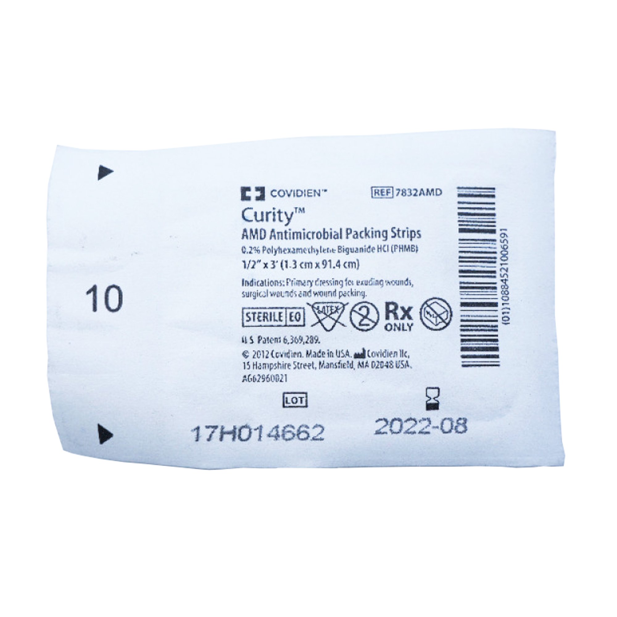 Cardinal - 7832AMD Curity™ AMD™ PHMB Wound Packing Strip