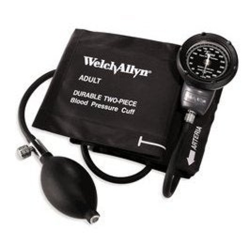 Welch Allyn - DS48-11CB Aneroid Sphygmomanometer Unit Welch Allyn™ Platinum Series DS48 Adult Cuff Arm Nylon Cuff 23 - 40 cm Pocket Aneroid