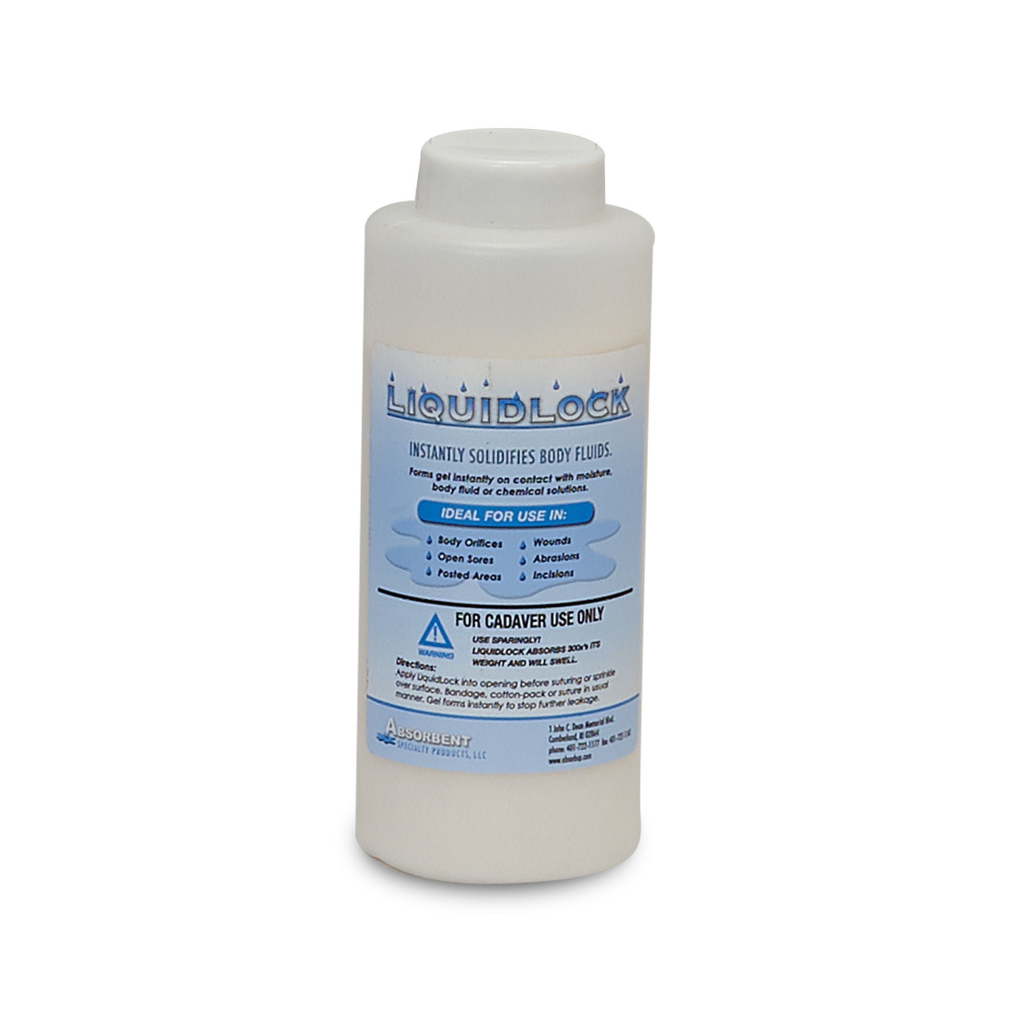 Absorbent Specialty Products - MLLB-8-12 Liquid Lock Cadaver Absorbent Powder