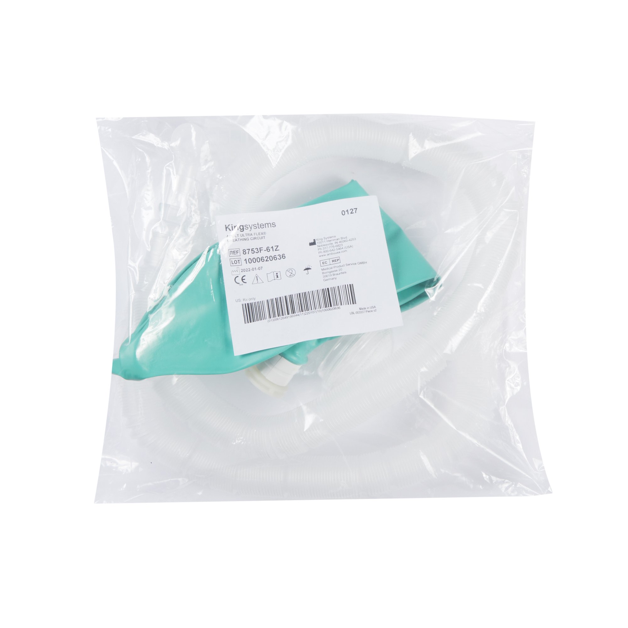 Ultra Flex Anesthesia Breathing Circuit 8753F-61Z by Ambu