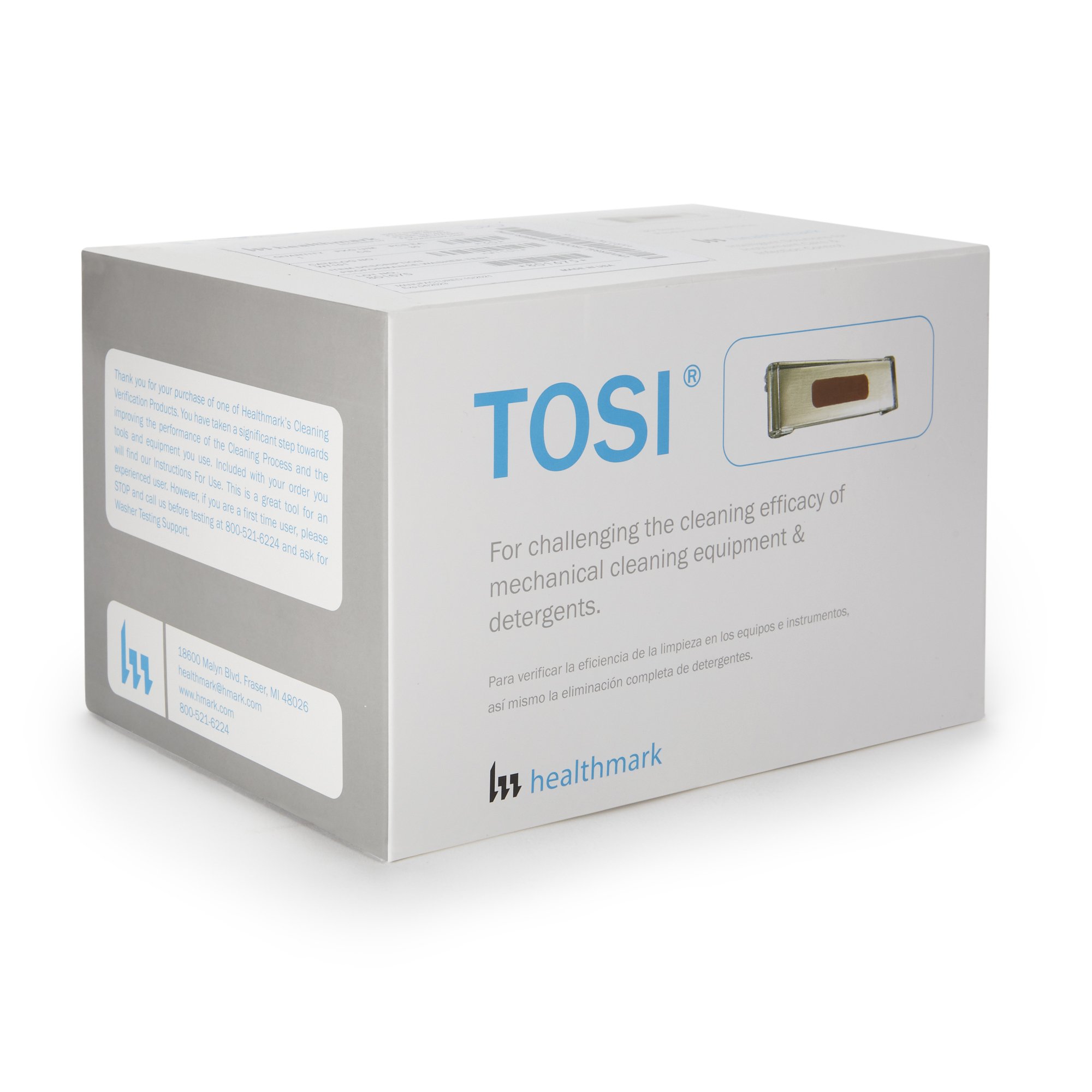 Healthmark Industries WT101 - TOSI® Instrument Washer Test Indicator Strip - 30/Case