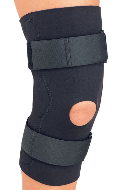DJO - 11-0673-5 Knee Brace DonJoy® Economy X-Large Hook and Loop Strap Closure 23-1/2 to 26-1/2 Inch Circumference Left or Right Knee