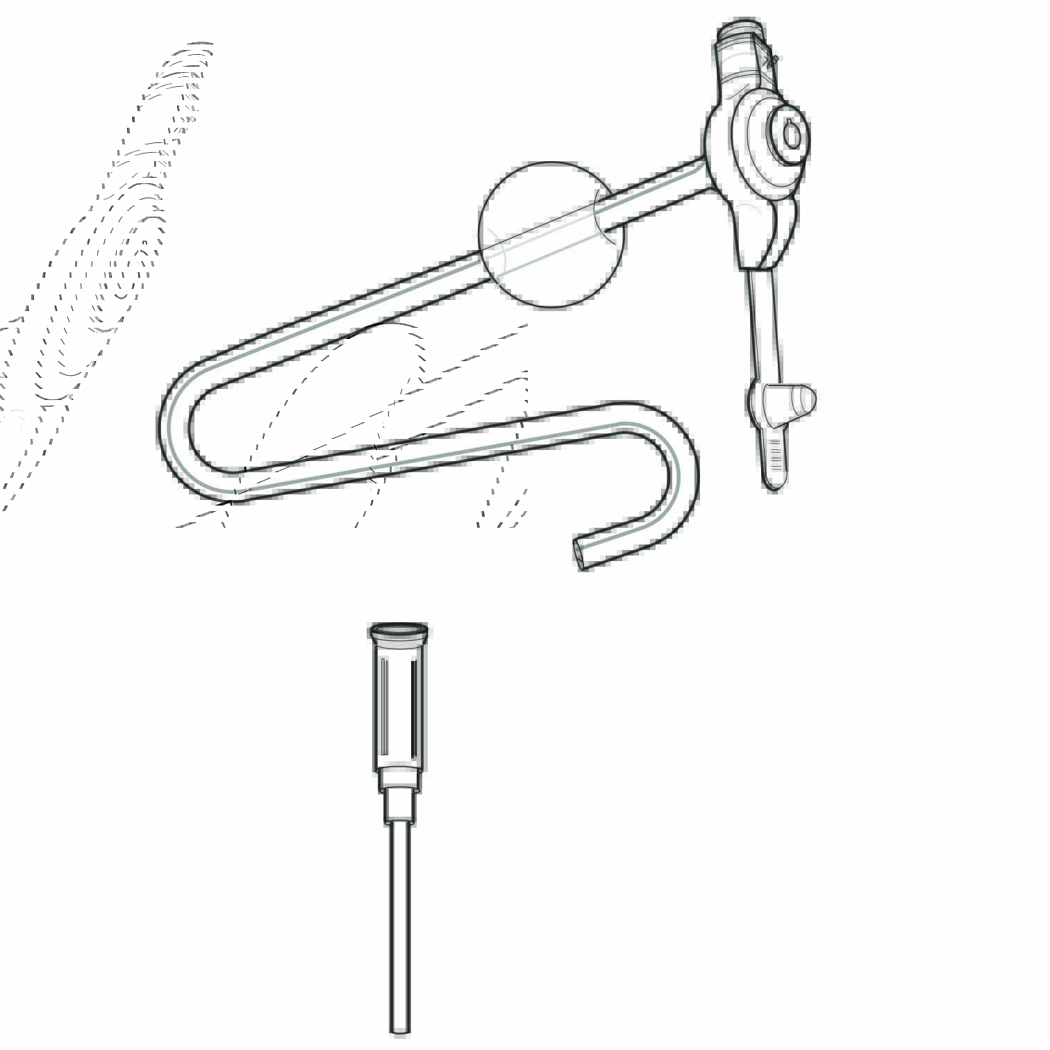 Avanos Medical Sales LLC 0230-14-2.0 - Mic-Key® Low-Profile Jejunal Feeding Tube,14 Fr., 2.0 cm - 1/Each