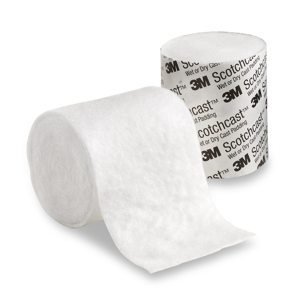 Solventum Corporation WDP3 - 3M™ Scotchcast™ Wet or Dry Cast Padding, 3 Inch x 4 Yard - 1/Bag, 4/Case