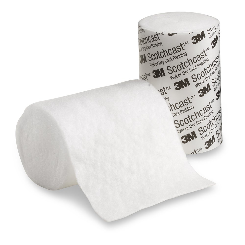 Solventum Corporation WDP4 - 3M™ Scotchcast™ Wet or Dry Cast Padding, 4 Inch x 4 Yard - 1/Bag, 4/Case