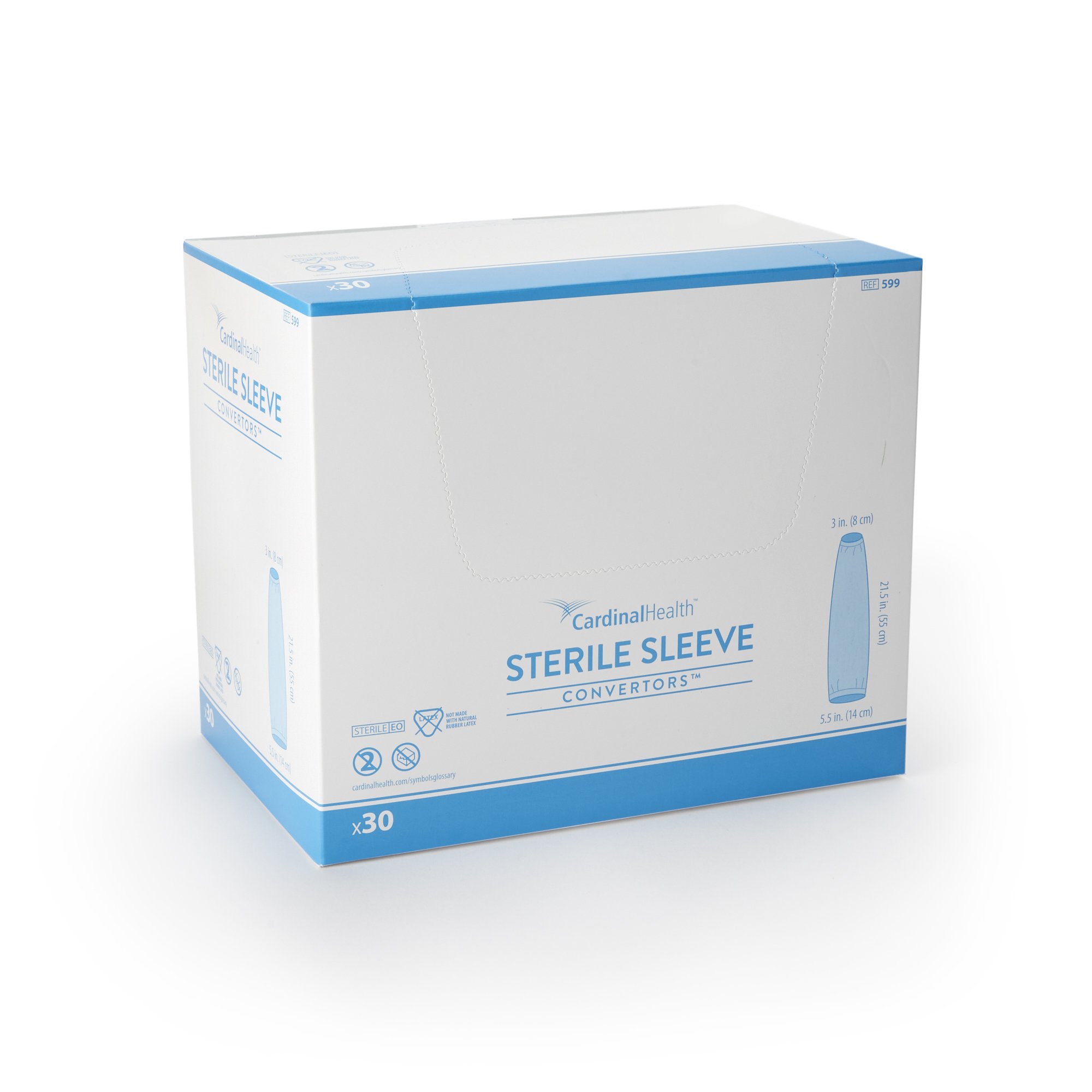 Cardinal 599 - Cardinal Health™ Protective Surgical Sleeve, Sterile - 1/Each, 30/Box, 60/Case