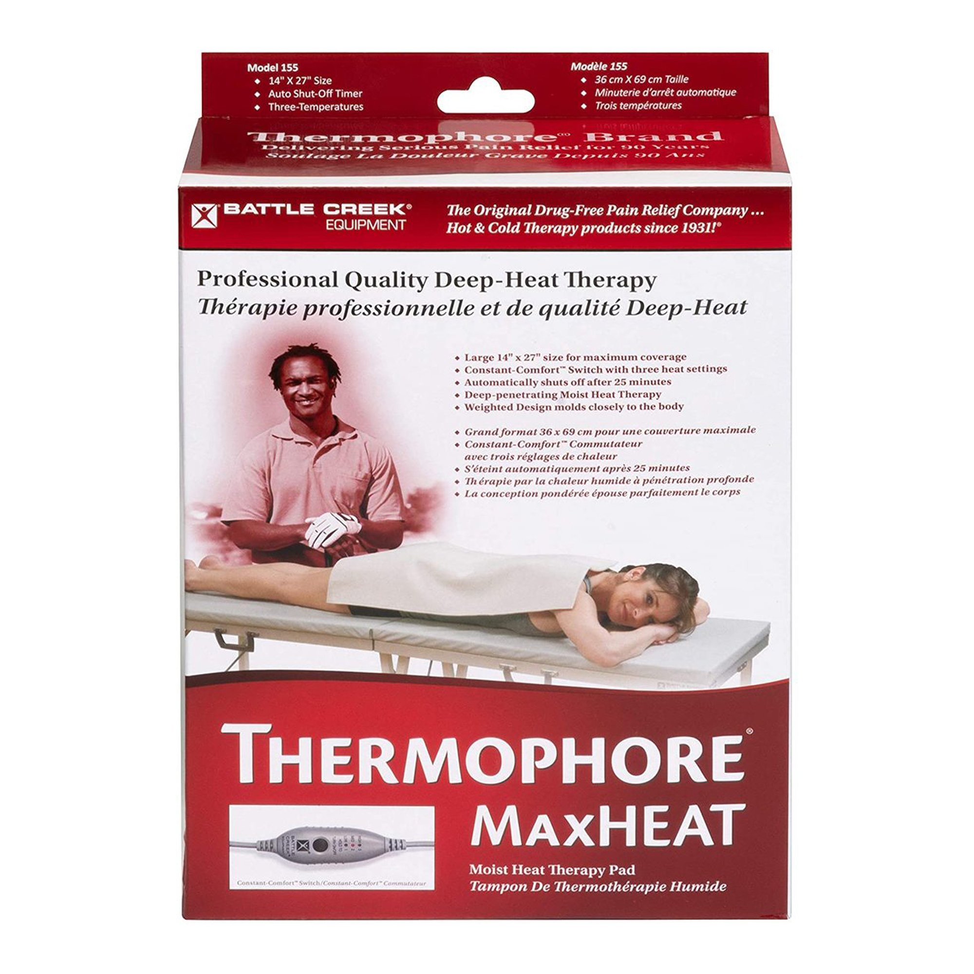 Battle Creek - F00155 Thermophore® MaxHEAT™ Moist Heating Pad for Backs
