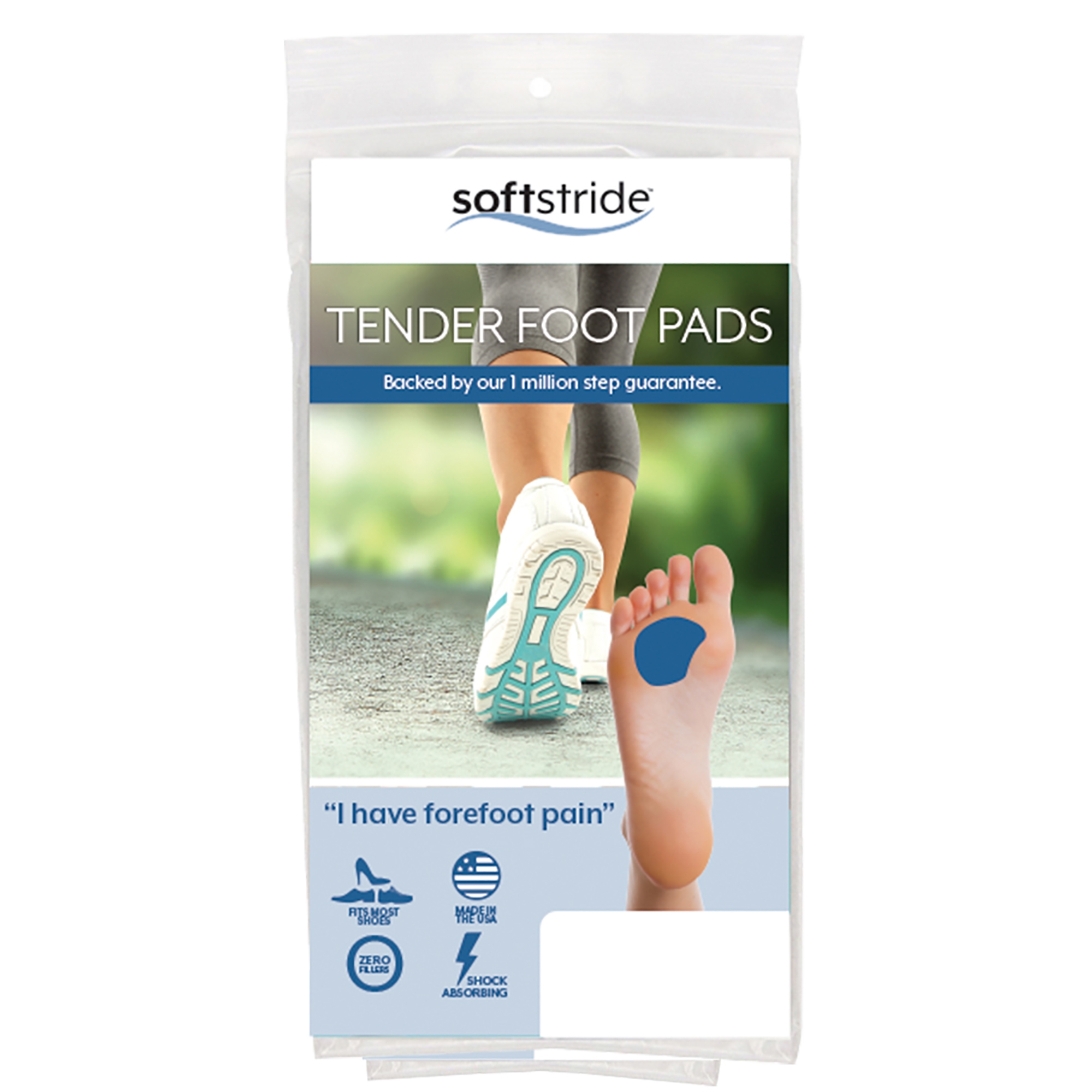 Brownmed - 71412 Soft Stride™ Tender Foot Visco-Elastic Polymer Shoe Insert