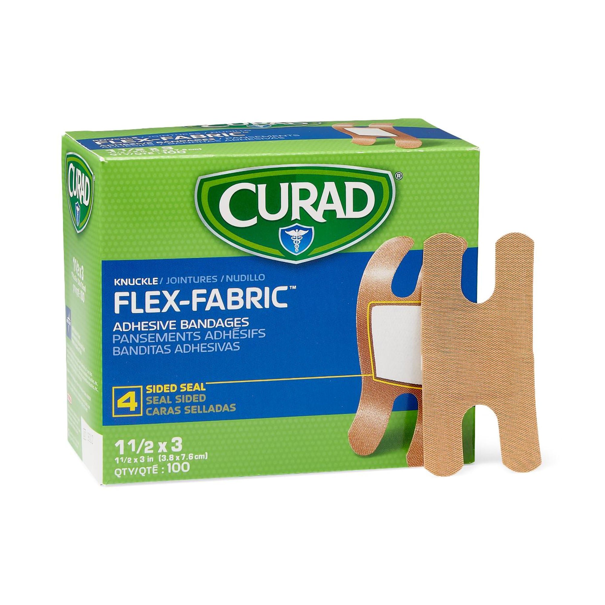 Medline - NON25510 Comfort Cloth® Knuckle Tan Adhesive Strip