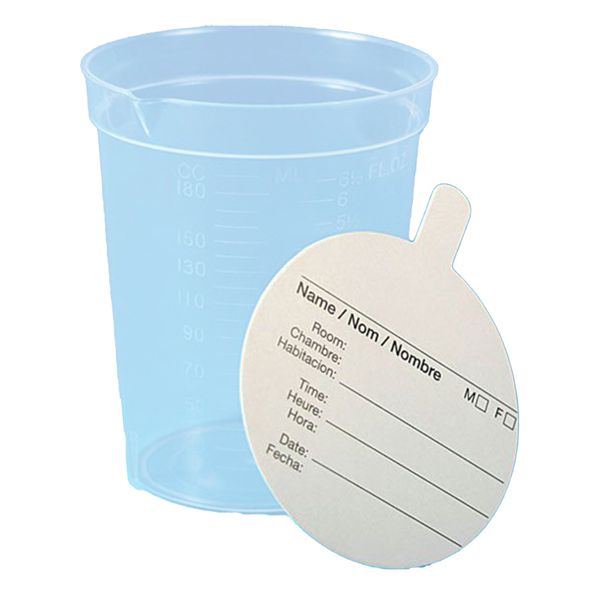 Globe Scientific 5920 - Globe Scientific Specimen Container with Pour Spout, 192 mL - 25/Pack, 500/Case