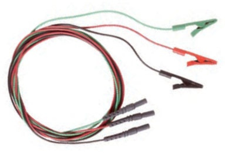 Natus Medical - 117-401900 Alligator Clip Black, Red, Green