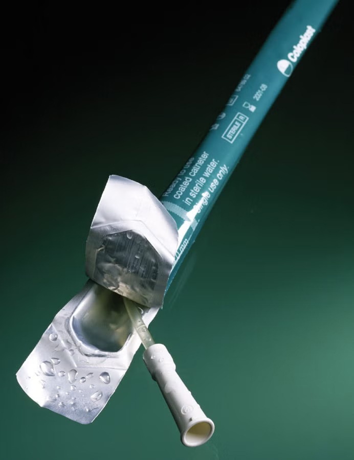 Coloplast AA6308 - Foley Catheter Folysil® 2-Way Coude Tip 1.5 - 3 cc Balloon 8 Fr. Silicone - 5/Bx