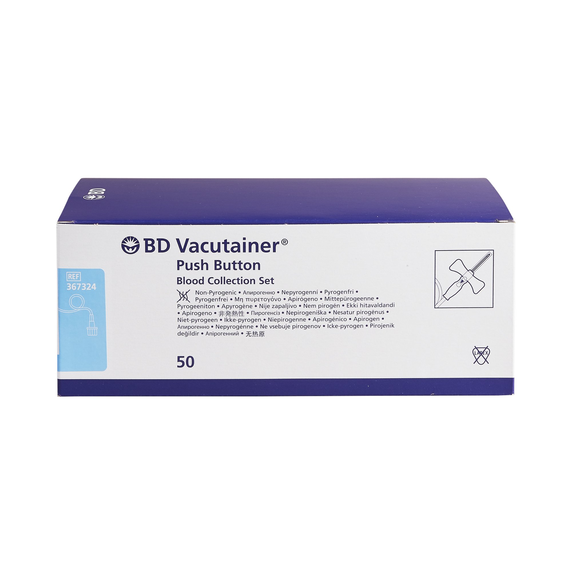 BD Vacutainer Push Button Blood Collection Set 367324 by BD