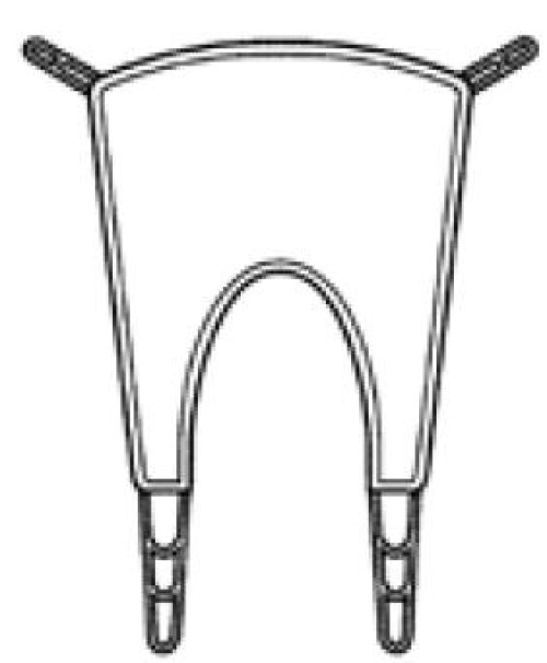 Joerns Healthcare - NA1008P Quick Fit Padded Sling Hoyer® 4 Point Cradle X-Large 500 lbs. Weight Capacity