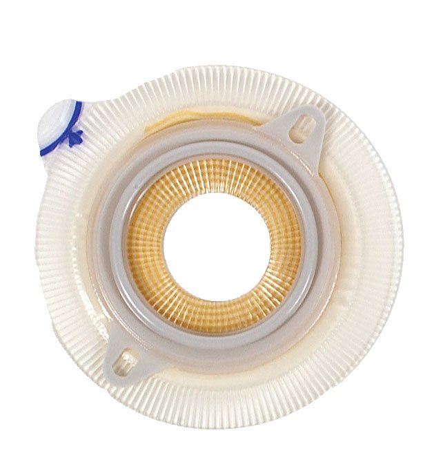 Coloplast 14282 - Assura® Convex Light Ostomy Barrier, Trim to Fit 15 – 33 mm Stoma Opening, Red - 5/Box