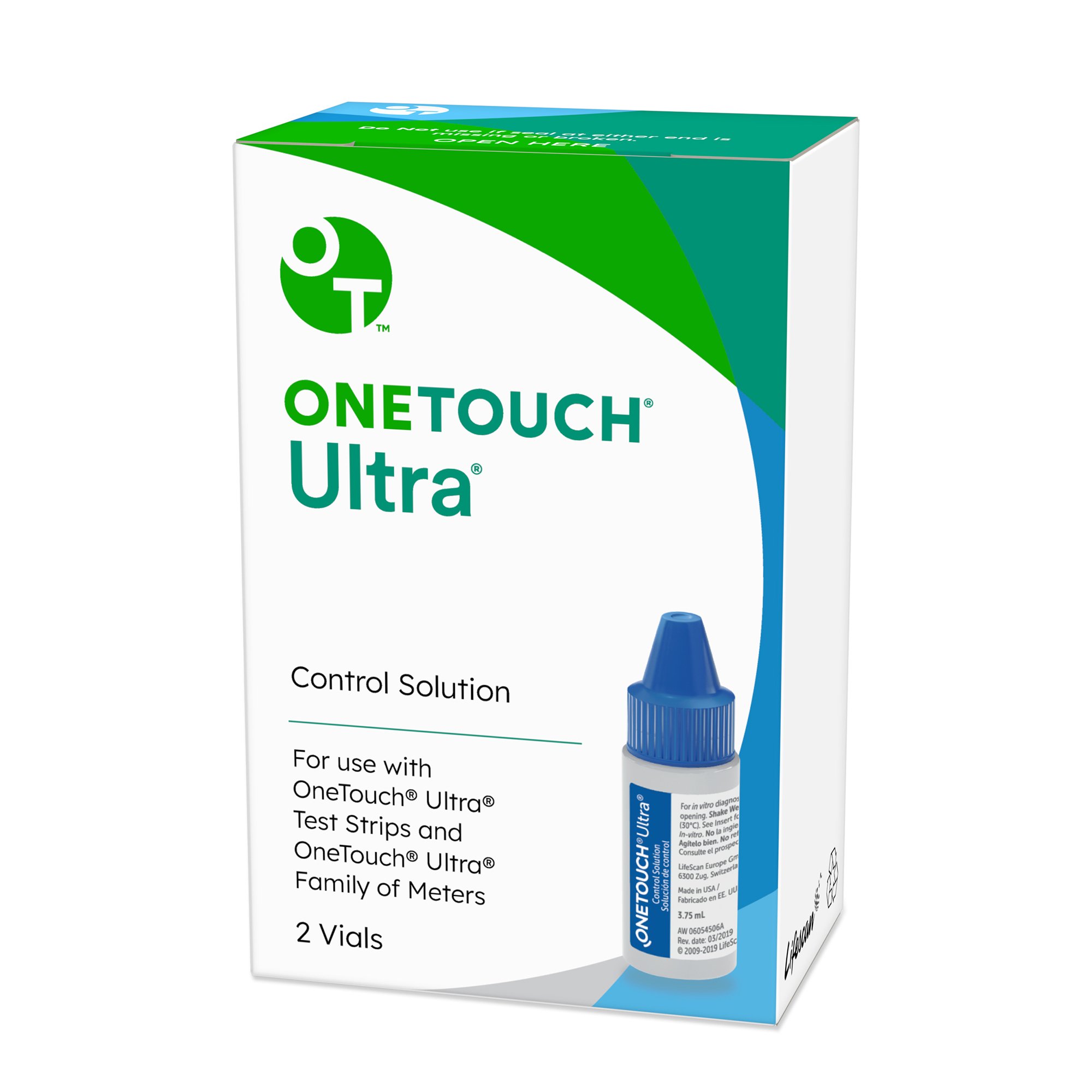 LifeScan 010458 - One Touch® Ultra Control Solution - 1/Each, 48/Case
