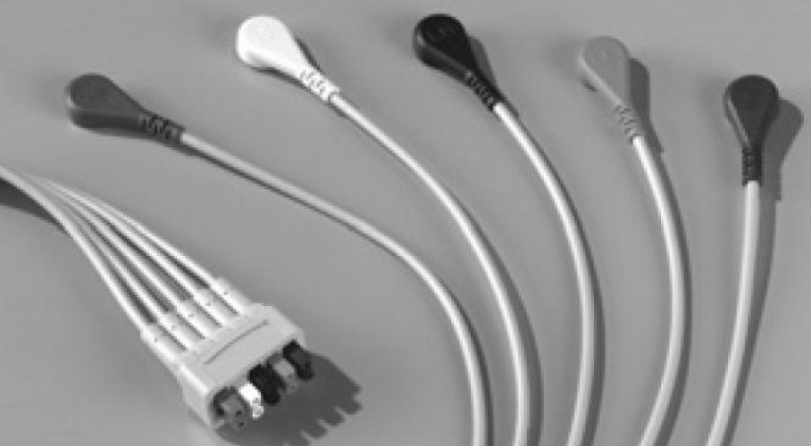 Sun Med - 411200-002 Lead Wire Set 51 Inch, Snap, 5 Lead, Multi Link GE Eagle, Solar, Dash Monitors, Tram