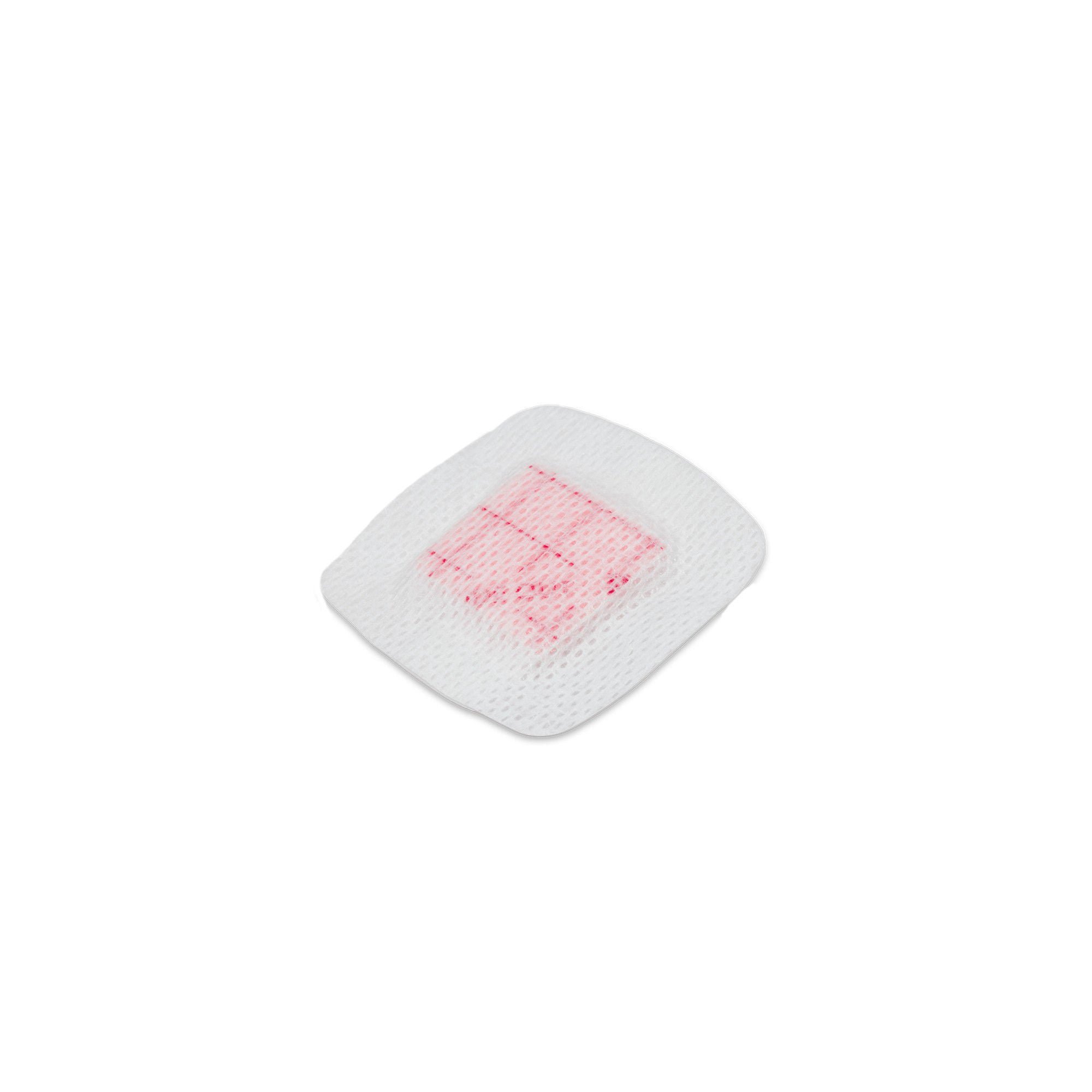 Ferris Manufacturing - 7203 PolyMem® Pink / White Adhesive Strip, 2 x 2 Inch