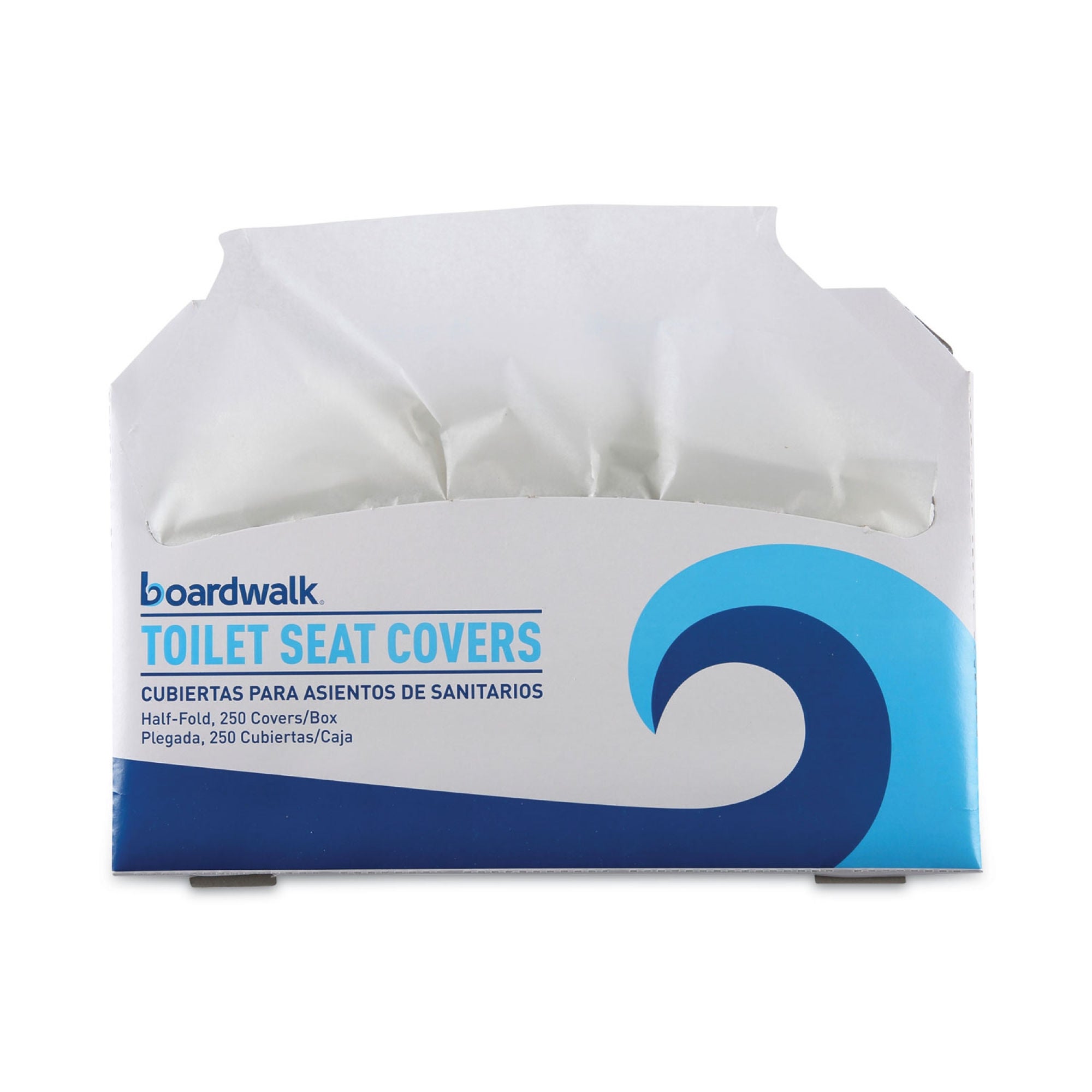 Essendant Co-United Stationers - BWKK1000B Toilet Seat Cover Boardwalk® Half Fold