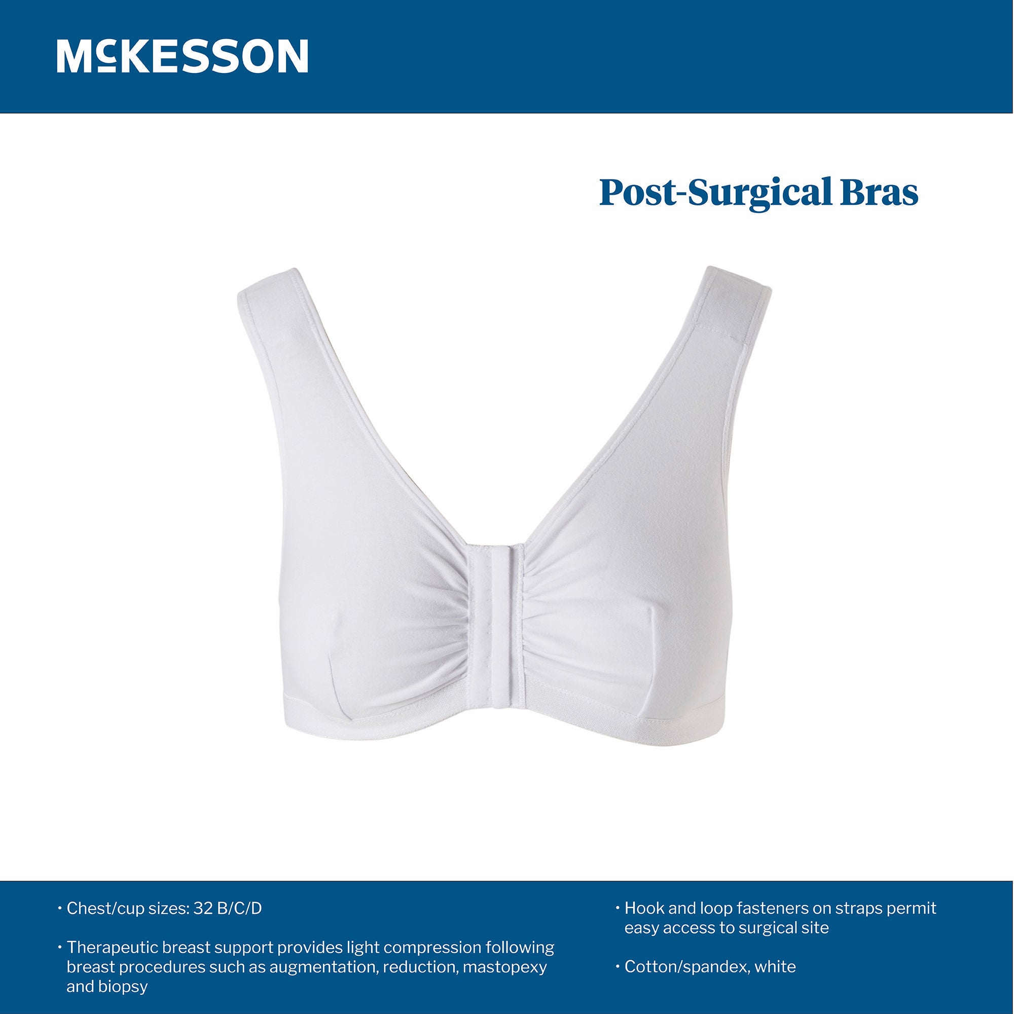 McKesson Post-Surgical Bra 83-908W-32 by McKesson Brand
