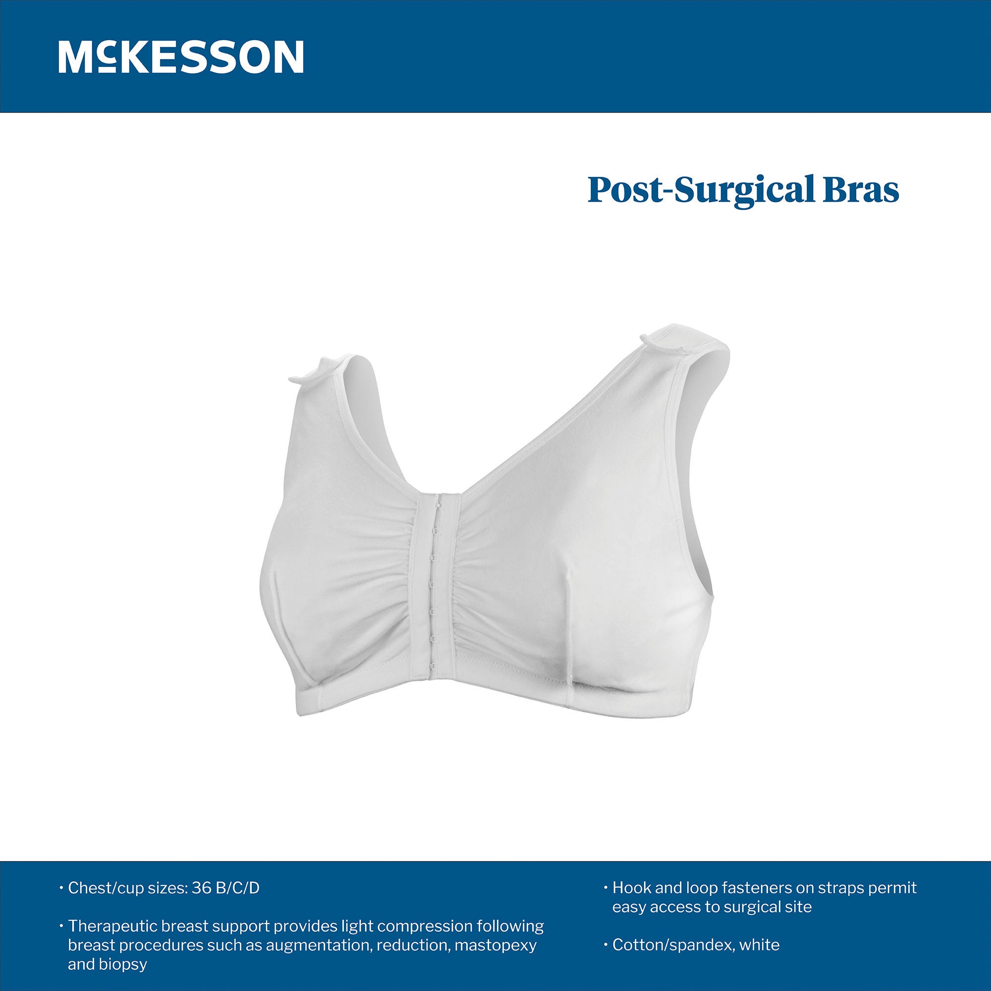 McKesson Post-Surgical Bra 83-908W-36 by McKesson Brand