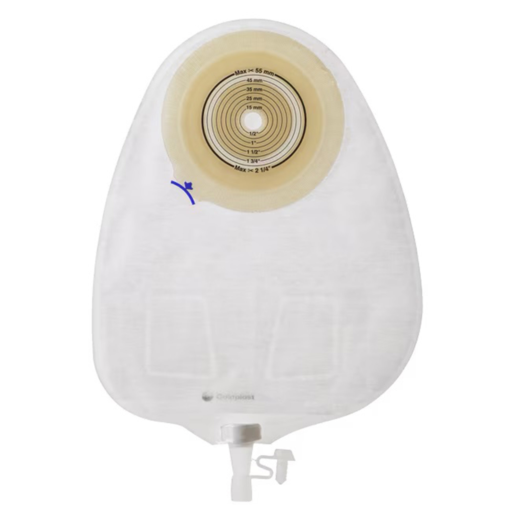 Coloplast - 14222 Assura® Flat 1-Piece Transparent Urostomy Pouch