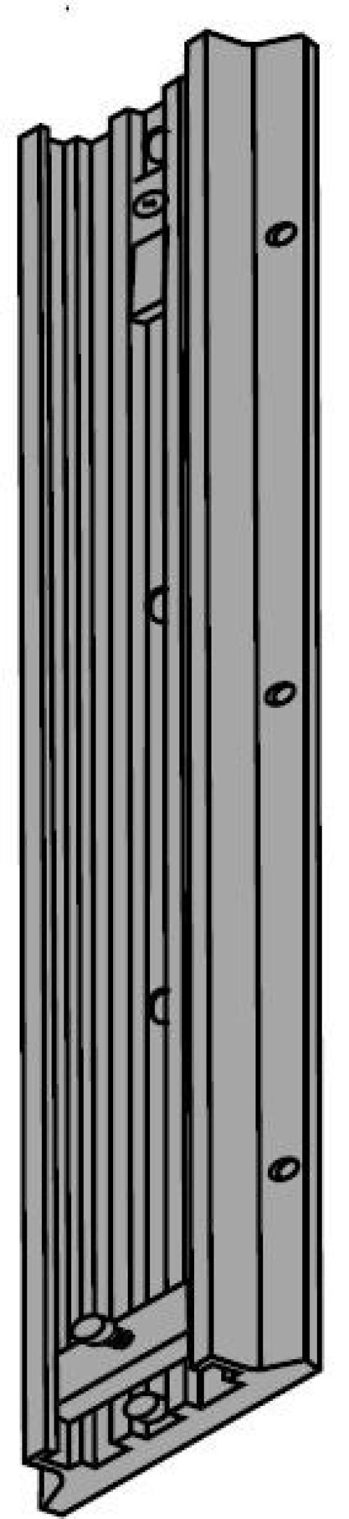 GE Healthcare - 411959-001 Wall Mount Channel 19 Inch