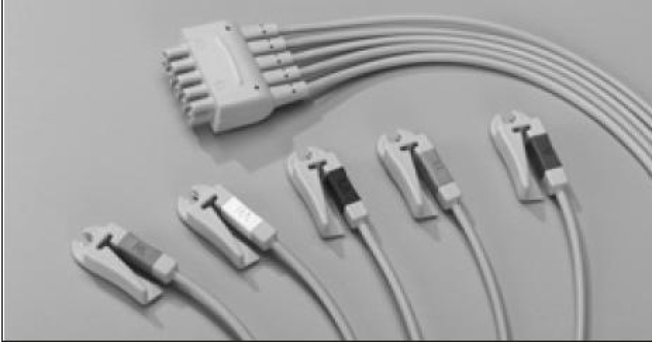 Sun Med - 412682-001 Lead Wire Set 29 Inch, Grabber, 3 Lead, Group, Multi Link GE Eagle, Solar, Dash 2000 Monitors, Tram