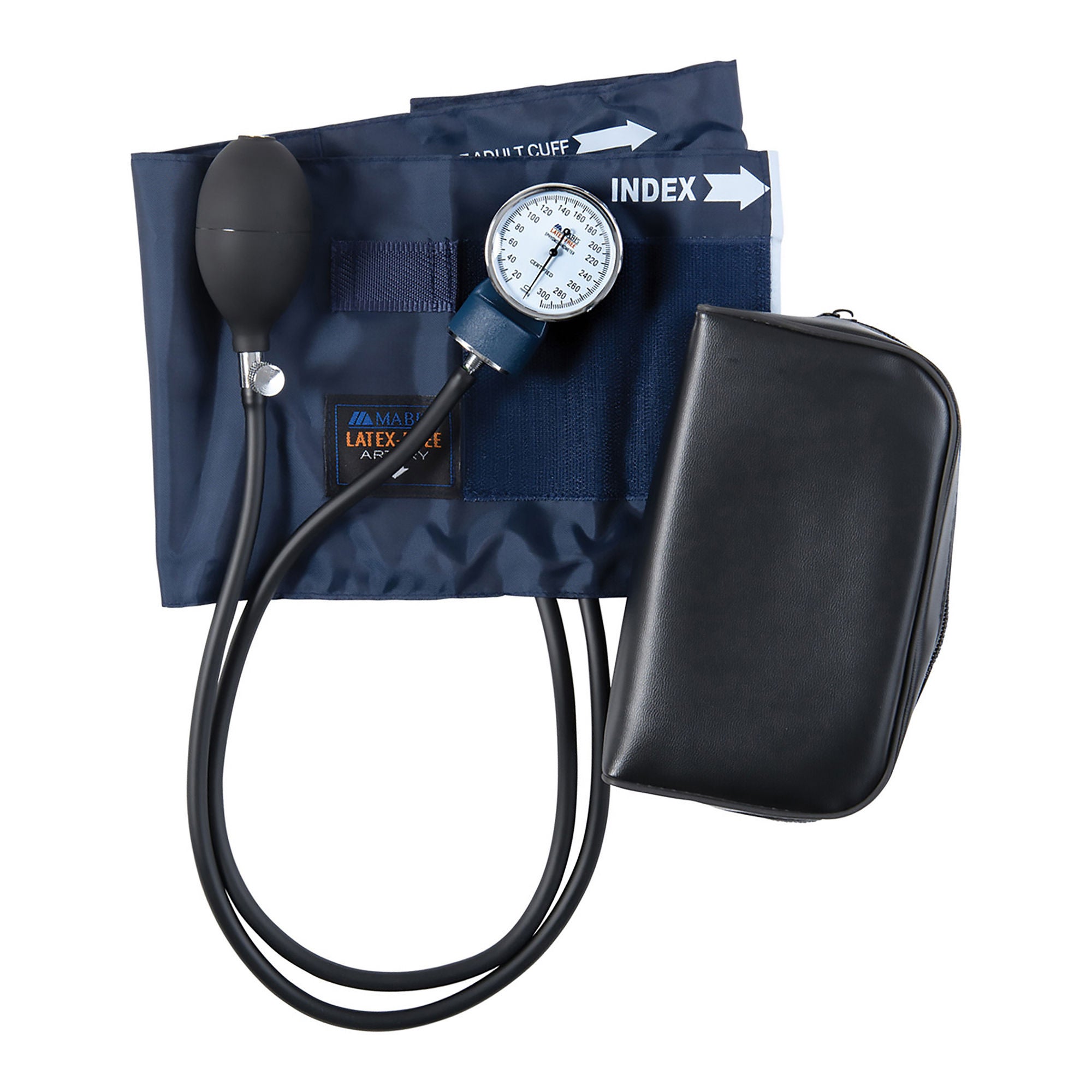 Mabis Healthcare - 09-141-017 Aneroid Sphygmomanometer Unit MABIS®Precision Thigh Cuff Thigh Nylon Cuff 41 - 61 cm Pocket Aneroid