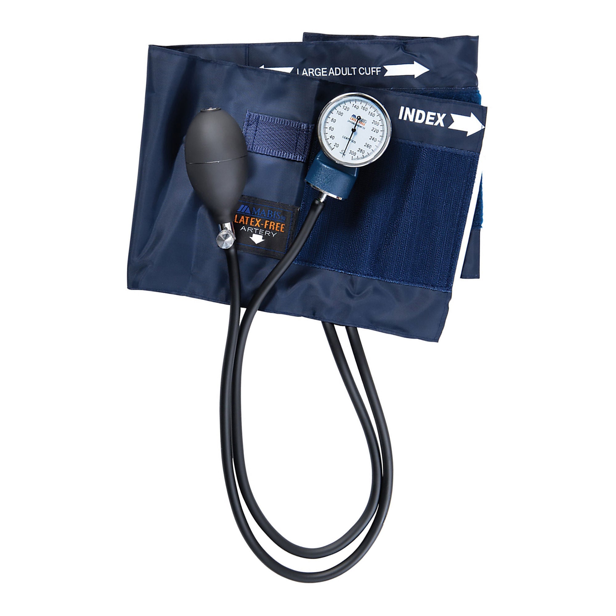 Mabis Healthcare - 09-141-017 Aneroid Sphygmomanometer Unit MABIS®Precision Thigh Cuff Thigh Nylon Cuff 41 - 61 cm Pocket Aneroid