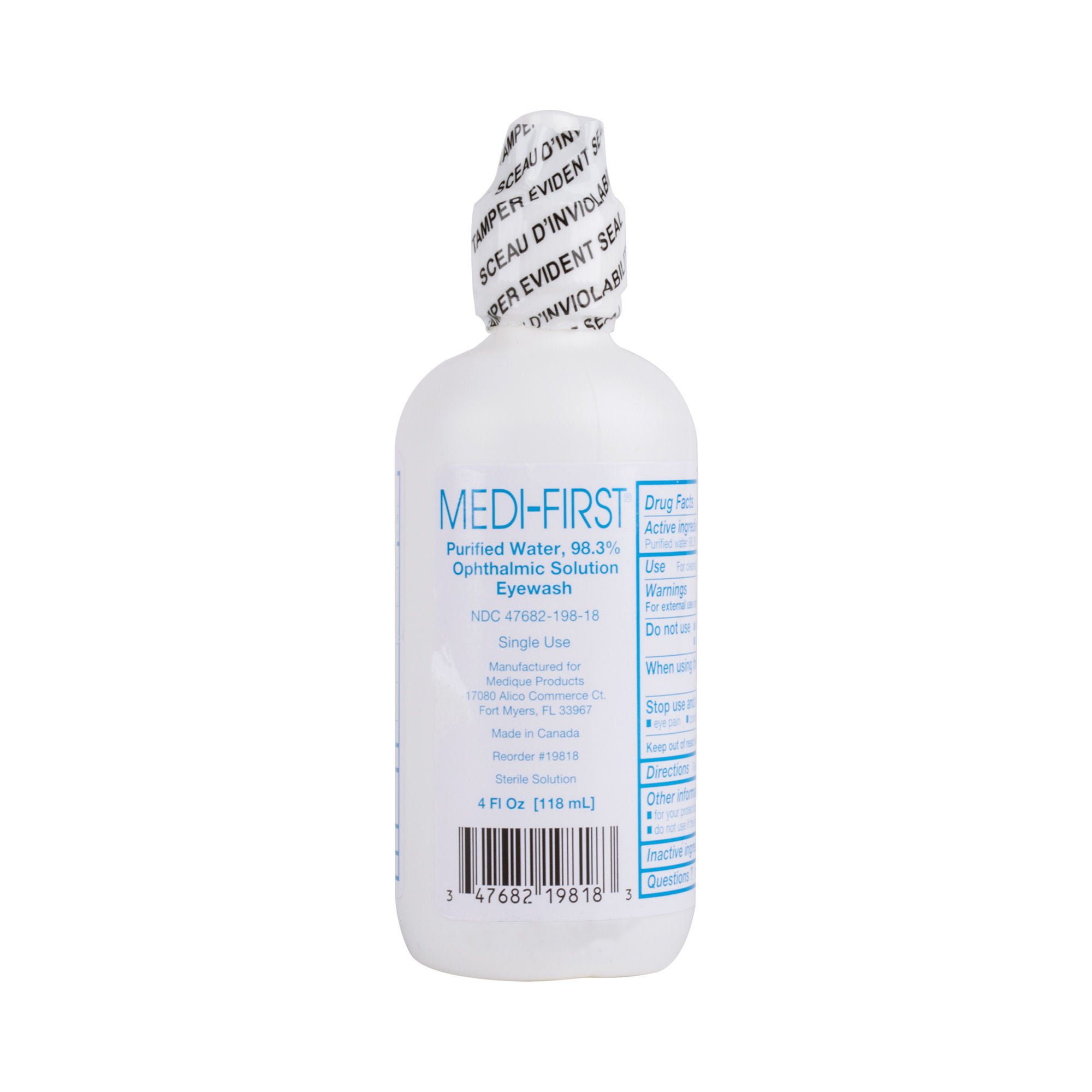 Medique Products - 19818 Medi-First® Ophthalmic Solution Eyewash