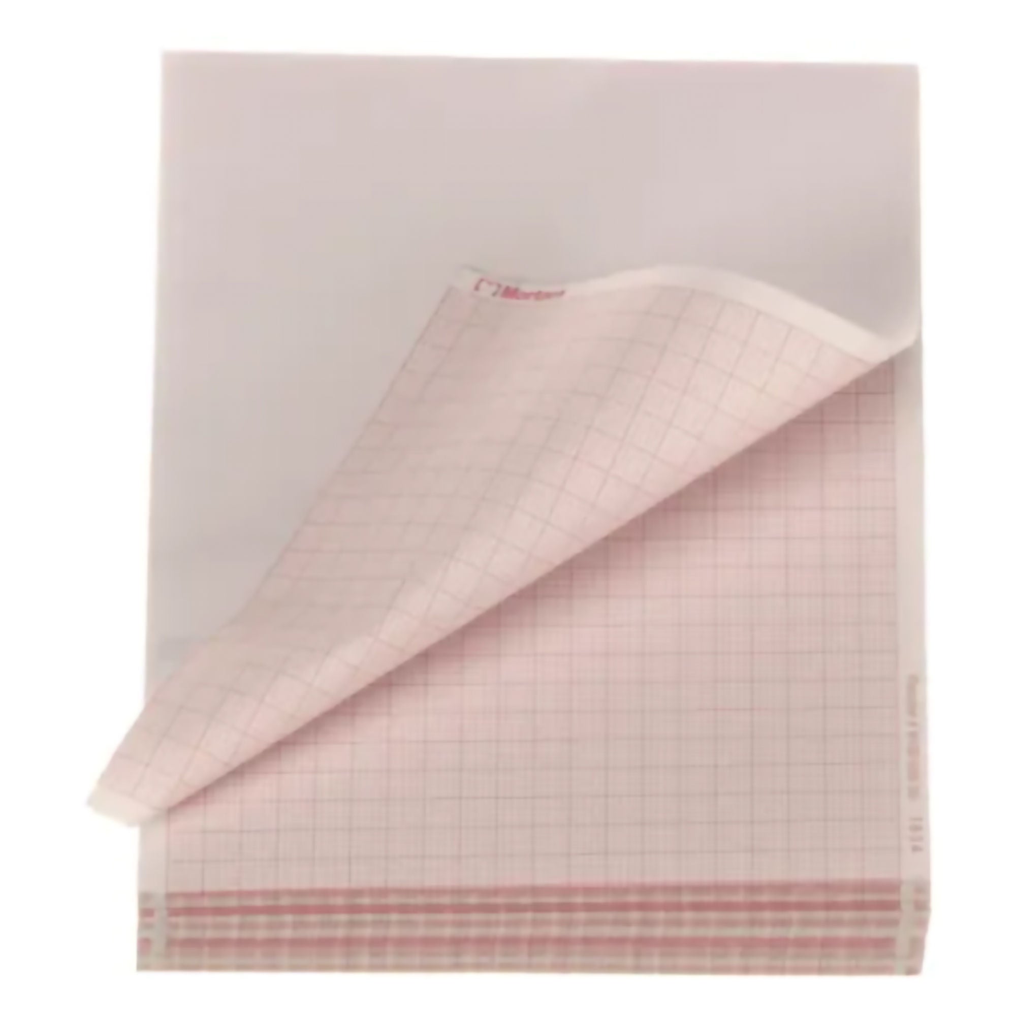 Welch Allyn - 9100-028-50 Recording Chart Paper Z-Fold Red Grid
