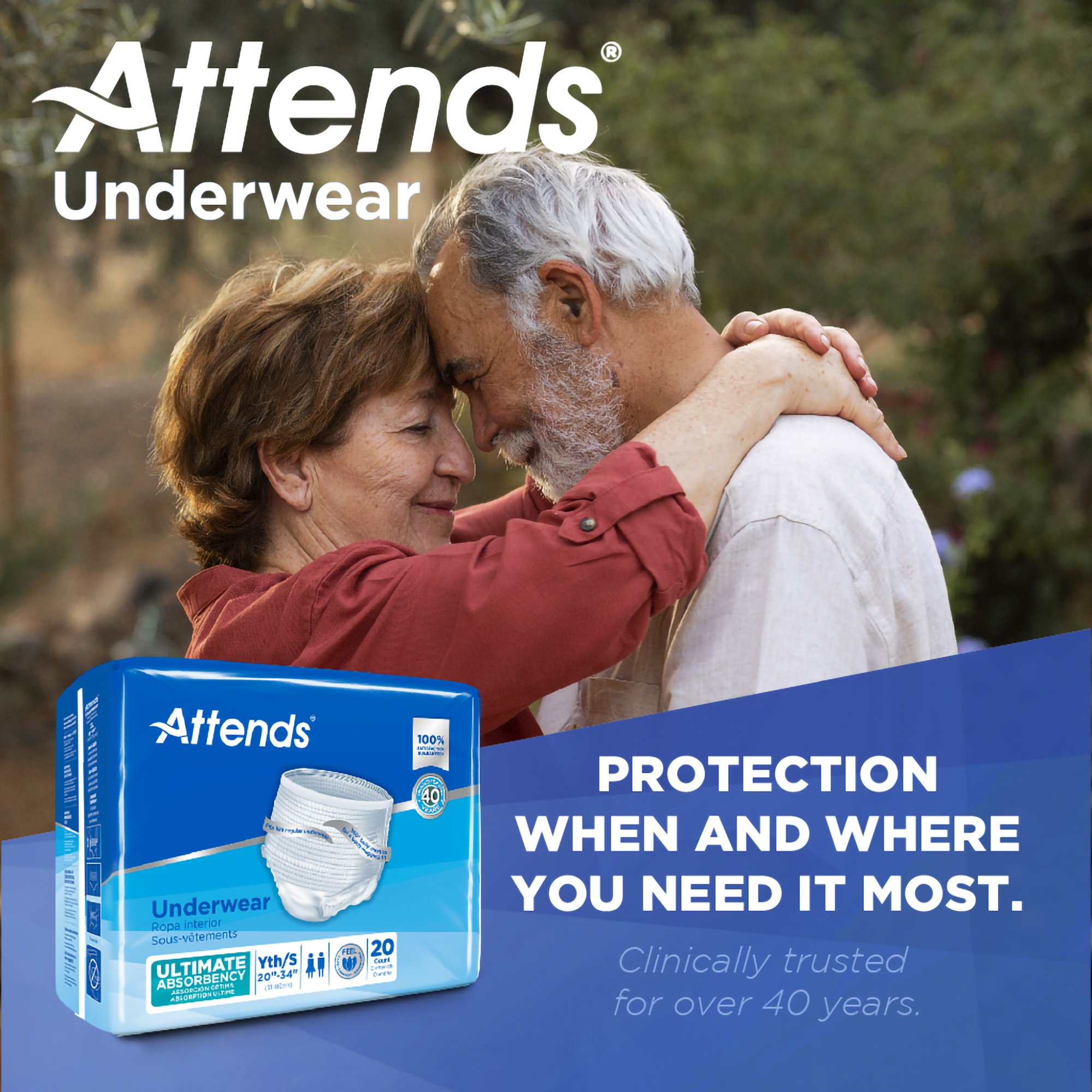 Attends Healthcare Products APP0710 - Attends® Advanced Underwear, Youth / Small - 20/Bag, 80/Case