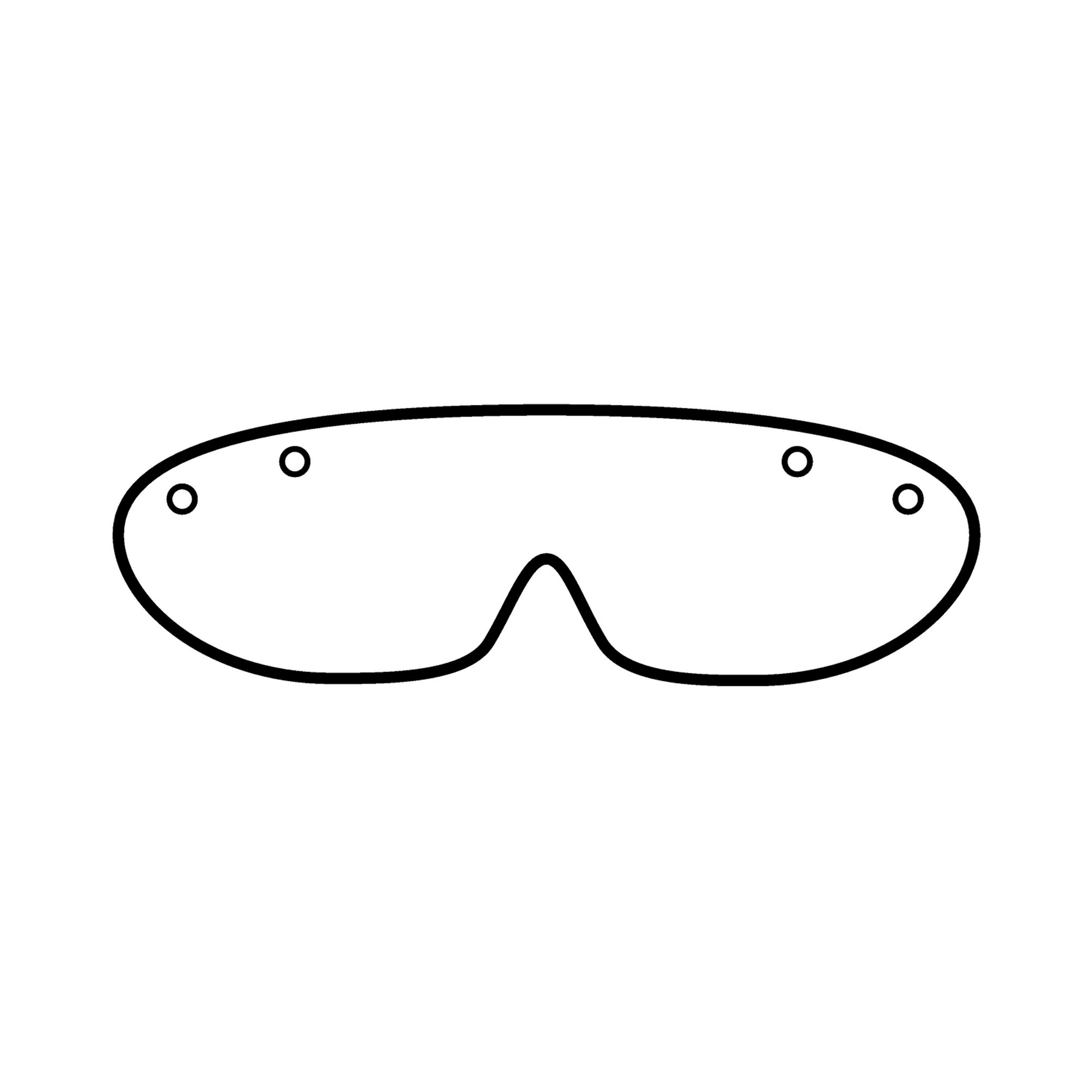 O&M Halyard Inc - SV250L SafeView Replacement Lens