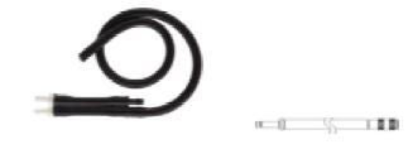 Welch Allyn - 5082-153 Sphygmomanometer Tubing 13 Inch L, 2 Plastic Male Luer Slip Cuff Connector On One End, Hose Barb For Inflation Bulb On The Other