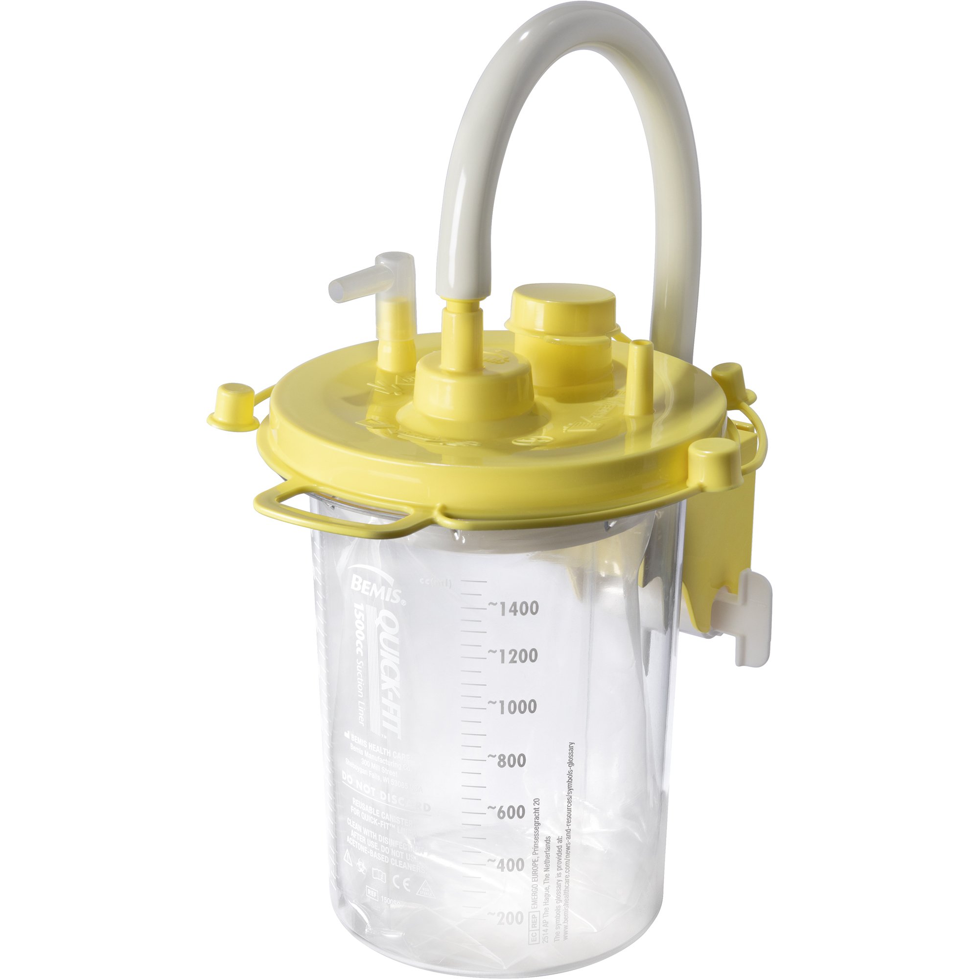Bemis Healthcare 1500SC 01 - Quick-Fit™ Outer Suction Canister without Lid, 1500 mL - 1/Each