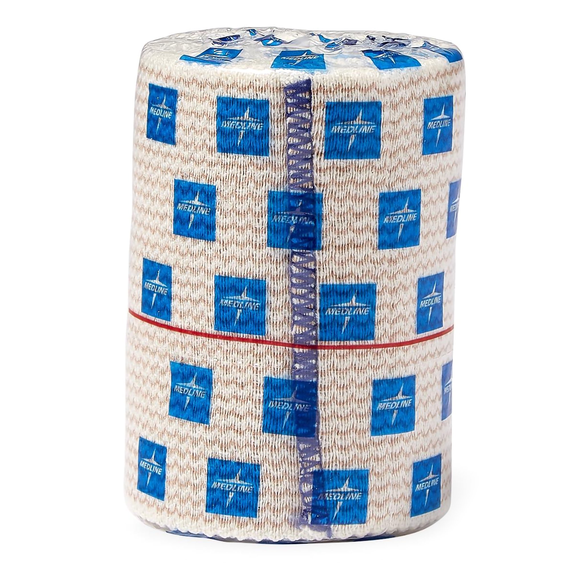 Medline MDS087104LF - Medline Matrix® Elastic Bandage with Self-Closure, Stretched, 4 Inch x 10 Yard - 1/Each, 20/Case