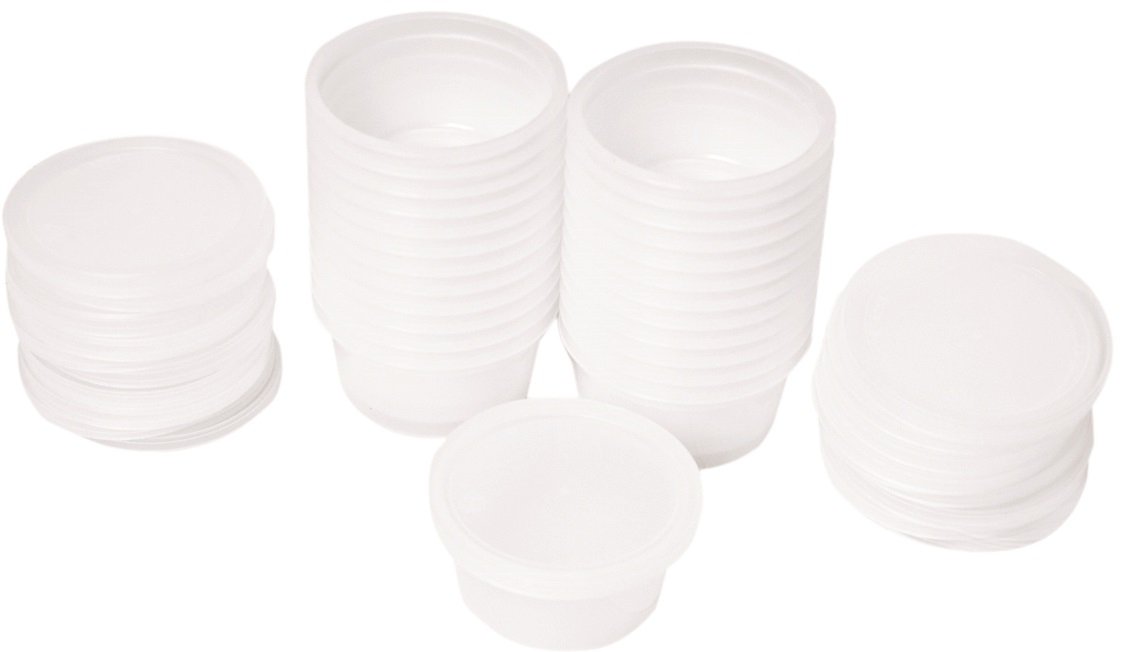 Fabrication Enterprises 10-0940 - Theraputty™ Putty Container, 2-ounce capacity - 25/Pack