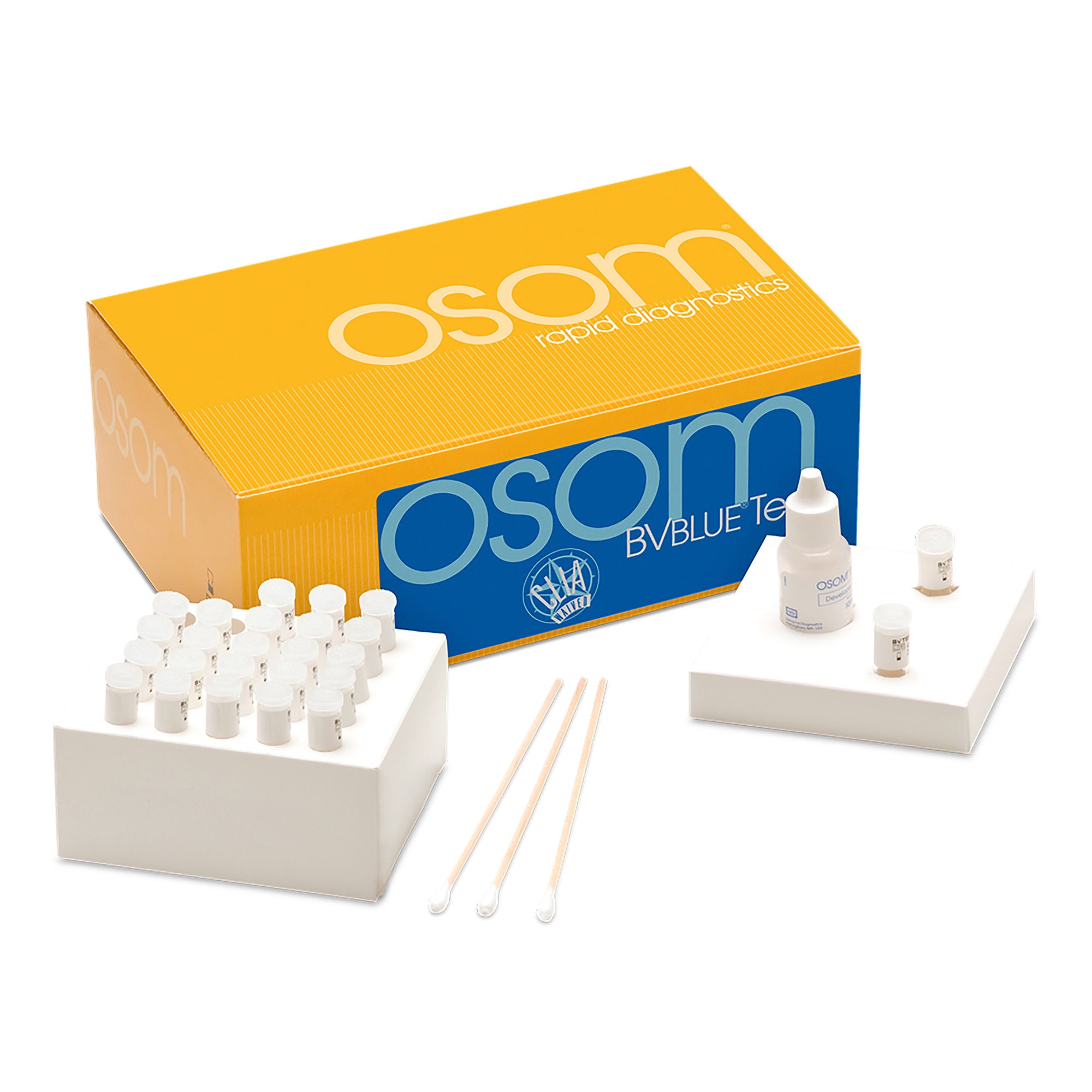 Sekisui Diagnostics - 183 Sexual Health Test Kit OSOM® BVBLUE® Bacterial Vaginosis (BV) 25 Tests CLIA Waived